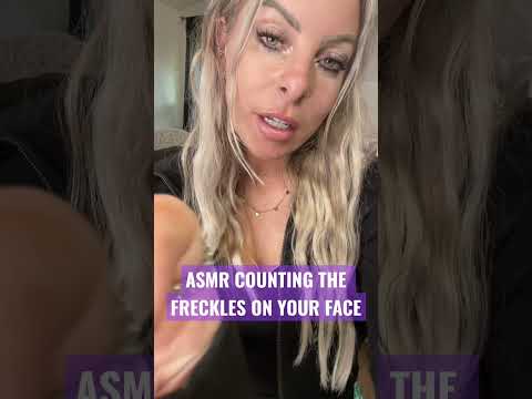 ASMR Personal Attention Counting The Freckles On Your Face #asmr