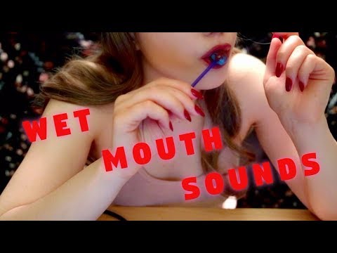 ASMR MOUTH SOUNDS | (INTENSE) Sucking, Kissing, Licking Sounds 💗 on a lollipop 🍭