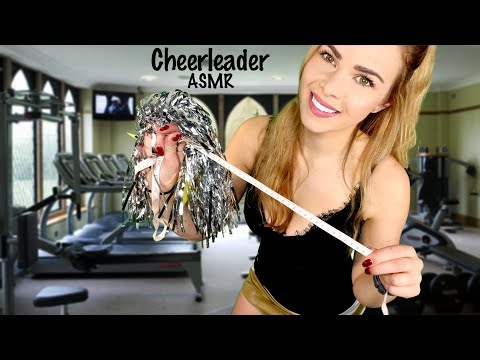 ASMR CHEERLEADER HELPS YOU RELAX 🎀(Measuring You, Personal Attention, Up Close)