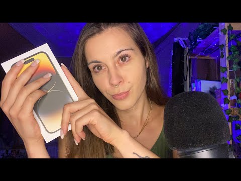 ASMR Tingly Unboxing ✨💗 (iPhone 14 Pro)