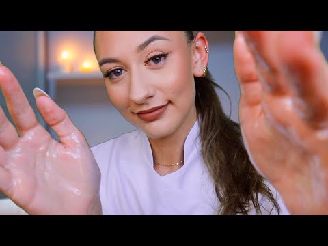 ASMR FULL BODY Massage Roleplay ~ (layered sounds and soft spoken personal attention)