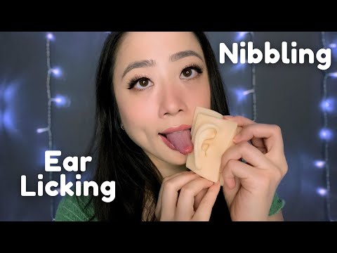 ASMR | Super Tingly Ear Licking and Nibbling