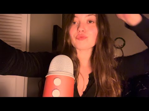 ASMR | 💦INTENSE MOUTH SOUNDS, MIC PUMPING/SWIRLING, STUTTERING, HAND MOVEMENTS, hair on mic+rambles