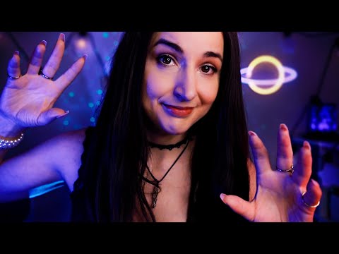 Extremely Relaxing Hand Movements ASMR with layered inaudible whispers and mouth sounds