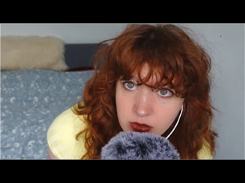 ASMR - close up inaudible whispers and mouth sounds