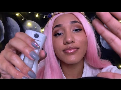 ASMR | Moon Goddess Takes You To The Spa After A Long Day At Work | soft tapping + hand movements