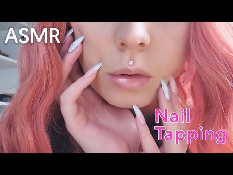 🌸 NAIL Tapping and Trigger Items for SLEEP 🌸 | ASMR 🤍🎧
