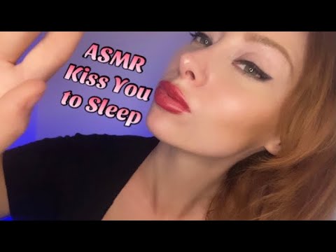 ASMR UP CLOSE Kissing You to Sleep 💋 | Face Touching | Whispered Affirmations