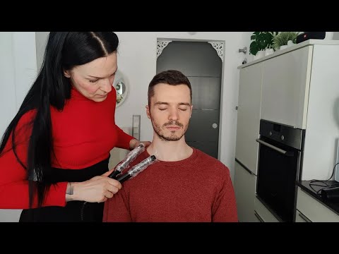 ASMR - The Sweater Gets The Best Haircut & Treatment Of Its Life