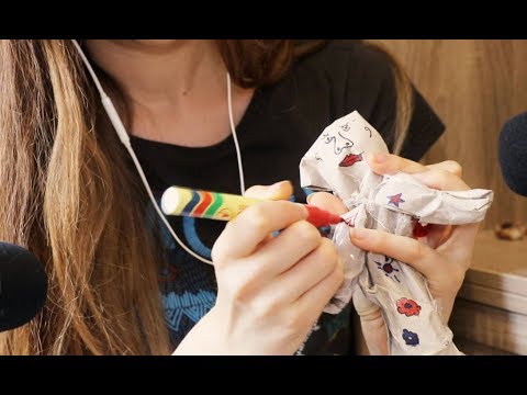 This Doll Will Make You Sleepy - asmr - drawing, marker, scratching