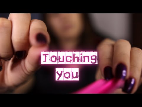 ASMR Hand Movements with relaxing sounds - Touching your face - layered sounds (No Talking)