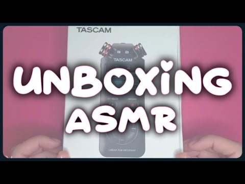Unboxing ASMR! Tascam DR-05x Recorder 🩷