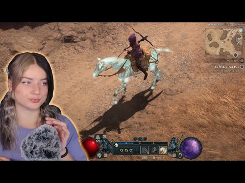 [ASMR] Diablo 4 Relaxing Rogue Gameplay & Whispered Chatting (Keyboard & Clicking Sounds)