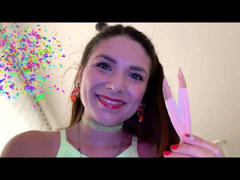ASMR Colorful Tingly Spa in Bed