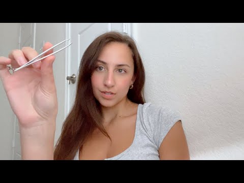 ASMR lofi scalp check and lice removal roleplay 🔍