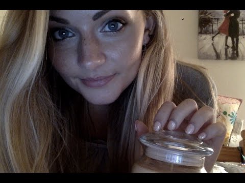 ASMR Eating Liquorice and Tapping Glass and Plastic