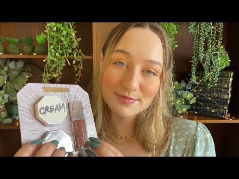 ASMR Doing Your Makeup | Personal Attention + Layered Sounds | ft Fenty Beauty Glow Trio