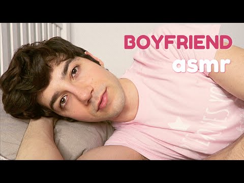 ASMR Romantic Boyfriend | Kisses, Sweet Talk, Comfort