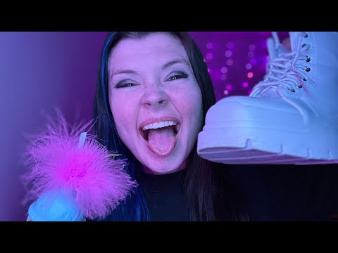 ASMR Aggressively Bopping You in the Face With Different Items