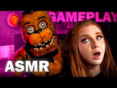 ASMR Gameplay | ASMRtist plays Five Nights at Freddy's 😱 - First time playing FNAF