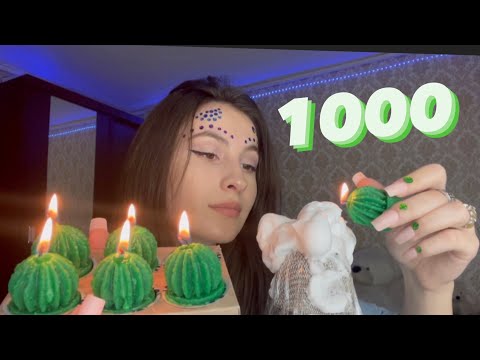 Asmr 1000 triggers in 10 minutes (one video)
