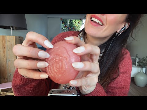 ASMR - Fast Tapping and Scratching on SOAP - No Talking