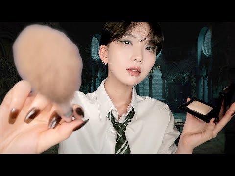 ASMR | The head of the Slytherin Does Your Makeup 🐍