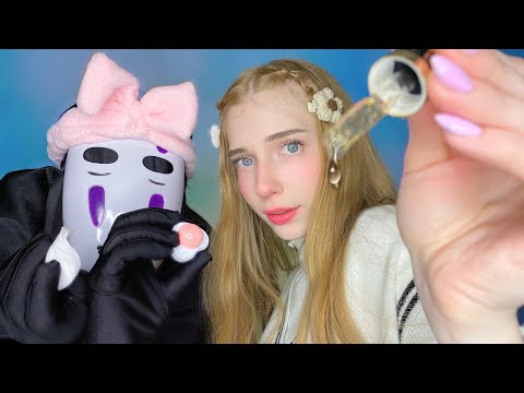 АСМР СПА УХОД ЗА ЛИЦОМ💦💗☀️ *Сладкий сон* 1000% ASMR SPA SKIN CARE