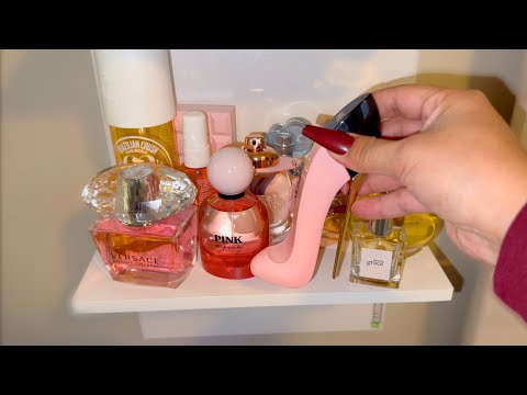ASMR perfume collection 💅🏼 Glass tapping
