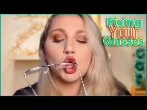 Fixing Your Glasses ASMR | Close Up, Whispered