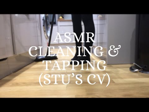 ASMR CLEANING & TAPPING (Stu’s custom video) *No talking