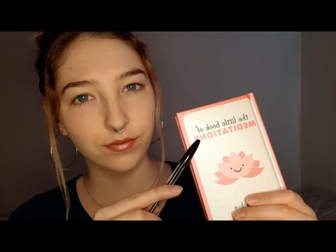 ASMR whispering, tapping & letter tracing for pure relaxation