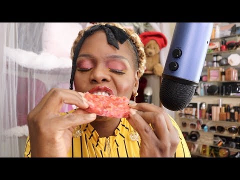 ASMR Eating Mrs Annies Peanut Party