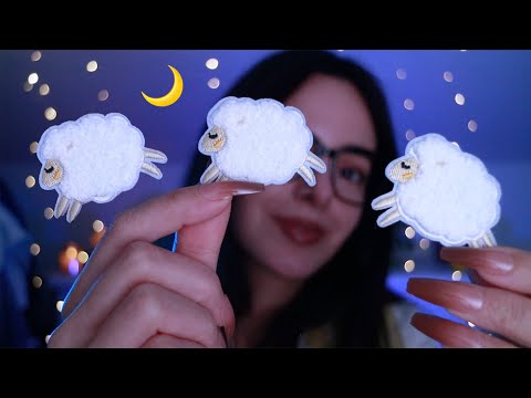 ASMR Counting Sheep Until You Fall Asleep 🐑🌙 Sooo Cozy & Relaxing (Whispered & Inaudible Whispers)