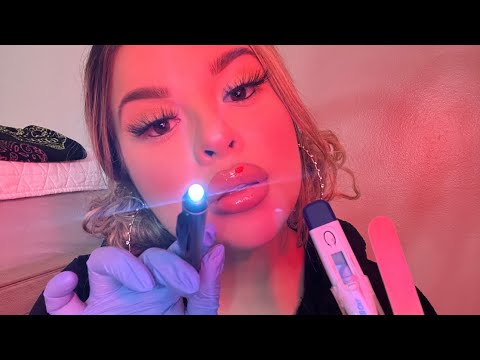 [ASMR] Examining Your Face 🔦🔎 (soft roleplay)