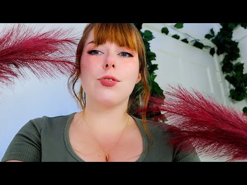ASMR | Brushing You With a Feather (whispered personal attention)(soft mic brushing)