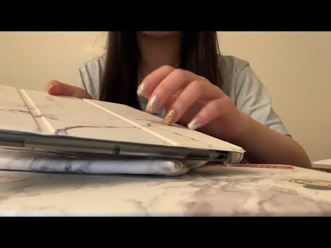 ASMR Tapping on Marbled Items