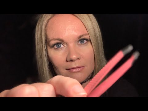 | ASMR | Plucking Your Eyebrows- personal attention