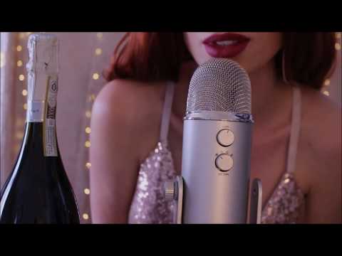 asmr girlfriend roleplay- whispering- french- champagne