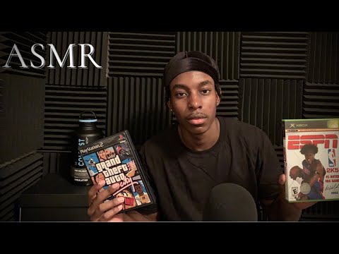 [ASMR] Tapping and reading old game cases