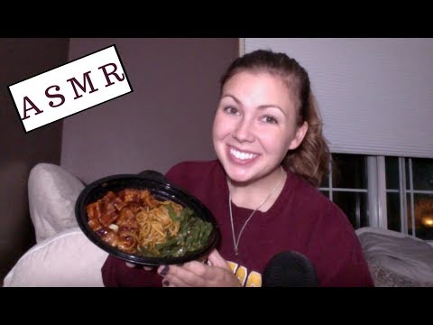 ASMR || Chinese Food + A Tingly Whisper! || FIRST VIDEO W/ BLUE YETI!!!