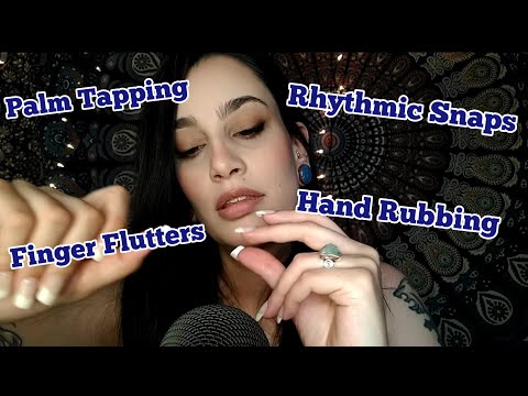 ASMR Slow & Hypnotic Hand Sounds | Hand Rubbing, Finger Snapping, Palm Tapping