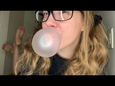 ASMR Bubble Blowing & Gum Chewing | Custom Video