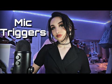 ASMR | Intense Mic Gripping, Rubbing, Fast Mic Triggers w/ Mouth Sounds