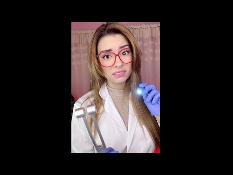 ASMR Cranial Nerve Exam #shorts BUT EVERYTHING IS WRONG medical examination, doctor roleplay, neuro