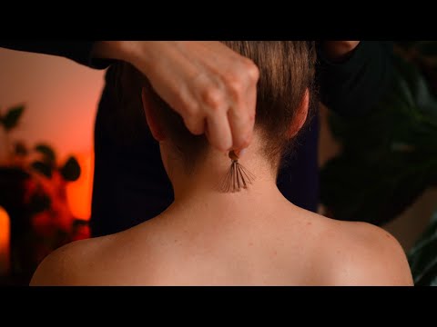 ASMR Micro Attention, Neck & Hairline Tingles and Brushing (No Talking)@ChilibASMR