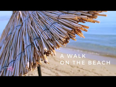 ASMR Public | Walking on Sand ASMR | Sea Waves Sounds & Background Noise (No Talking)