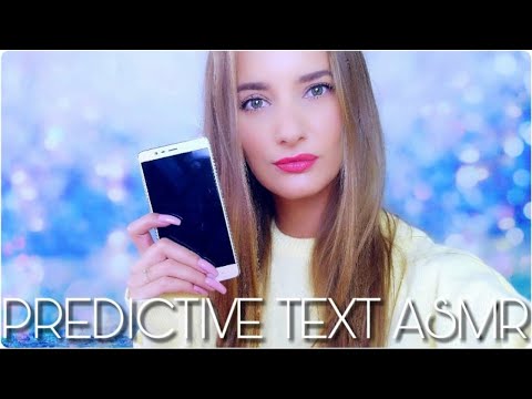 ASMR PREDICTIVE TEXT CHALLENGE - INTENSE TAPPING AND SCRATCHING - TYPING ON PHONE