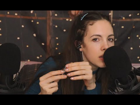 ASMR Triggers & Up Close Whispers - Secret Santa Unboxing