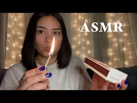 ASMR Playing with Fire and Chatting